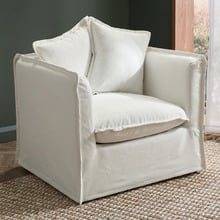 Montauk Upholstered Slipcover Armchair